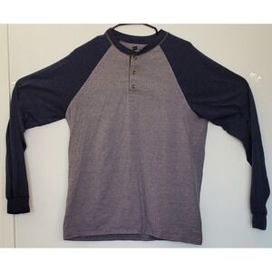 Men's Hanes Beefy-T Long Sleeve Gray T-shirt‎ Large